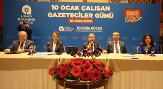 Antalya'da Başkan Böcek'ten Gazetecilere Destek ve Yatırım Müjdesi