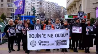 Eskişehir'de Kadınlar Rojin Kabaiş İçin Eylem Düzenledi