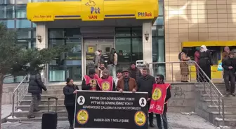 PTT Çalışanları Cinayetini Protesto Eden Vanlılar Güvenlik Eksikliğine Dikkat Çekti