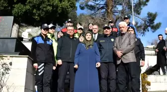 Şehit Polis Memuru Haşim Kayık mezarı başında anıldı