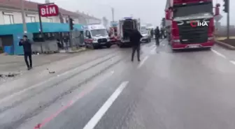 Konya'da Yoğun Sis ve Buzlanma Nedeniyle Zincirleme Kaza: 5 Yaralı