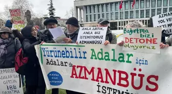 Adalılardan İETT'nin 'Azmanbüs'lerine Protesto