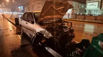 Samsun'da Trafik Kazası: 1 Yaralı