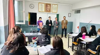 Kaymakam Polat, Bozdoğan Anaokulu ve Lisesi'ni Ziyaret Etti