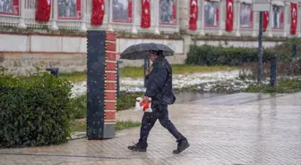 Edirne'de Kar Yağışı Yeniden Etkili Olmaya Başladı