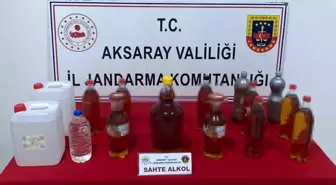 Aksaray'da Sahte İçki Üreticisine Operasyon