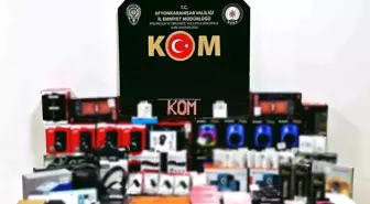 Afyonkarahisar'da Kaçak Elektronik Ürün Operasyonu