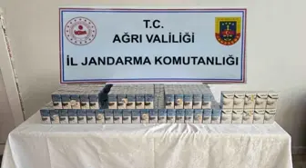 Ağrı'da Jandarma Kaçak Sigara Operasyonu: 1 Gözaltı