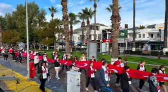 Bodrum'da Sarıkamış şehitleri için anma yürüyüşü yapıldı