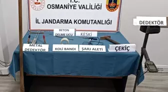 Osmaniye'de Kaçak Kazı Yapan 4 Kişi Suçüstü Yakalandı