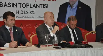 Ümit Özdağ, Eskişehir'de Basın Toplantısı Düzenledi