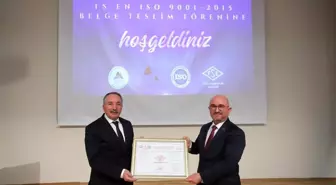 AİÇÜ'ye TSE tarafından 'TS EN ISO 90012015 belgesi' verildi