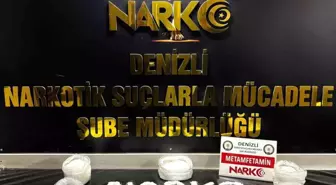 Denizli'de Lüks Araçla 5 Kilogram Metamfetamin Ele Geçirildi