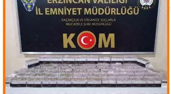 Erzincan'da Gümrük Kaçağı Tütün Malzemesi Ele Geçirildi