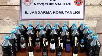 Nevşehir'de 105 Litre Sahte İçki Ele Geçirildi, 2 Gözaltı