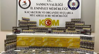 Samsun'da Kaçakçılık Operasyonu: 2 Gözaltı ve 884 Paket Kaçak Sigara Ele Geçirildi