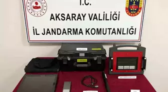 Aksaray'da Kaçak Kazı Yapan 4 Kişi Suçüstü Yakalandı