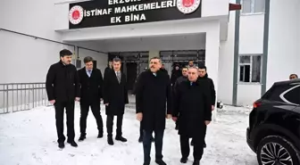 Vali Mustafa Çiftçi, Bölge Adliye Mahkemesi Ek Hizmet Binası'nı Ziyaret Etti