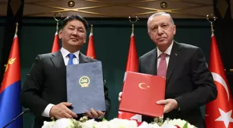 Cumhurbaşkanı Erdoğan, Moğolistan Cumhurbaşkanı Khurelsukh ile ortak basın toplantısında konuştu Açıklaması