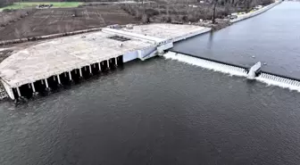 Edirne'de Meriç Nehri'nden Ayda 600 Bin Kilovatsaat Elektrik Üretilecek