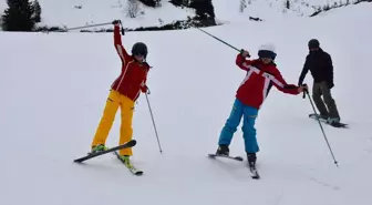 Çambaşı Kayak Tesisleri'nde Yarıyıl Tatili Yoğunluğu