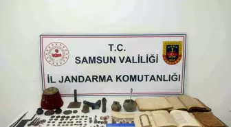 Samsun'da Tarihi Eser Operasyonu: Çok Sayıda Kaçak Eşya Ele Geçirildi