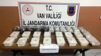 Van'da Uyuşturucu Madde Operasyonu: 21 Kilo Metamfetamin Ele Geçirildi