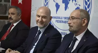 TBMM İçişleri Komisyonu Başkanı Soylu, Anadolu Yayıncılar Federasyonunda soruları yanıtladı Açıklaması