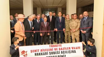 Türkiye Şehit Aileleri ve Gaziler Vakfı Hakkari Şubesi açıldı