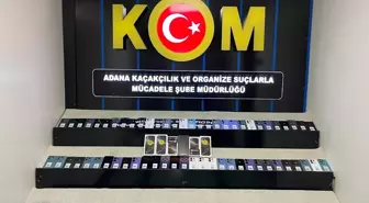 Adana'da Gümrük Kaçağı 96 Cep Telefonu Ele Geçirildi