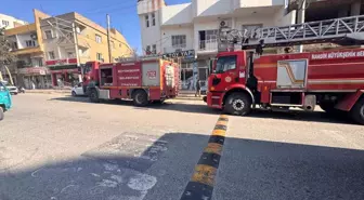 Nusaybin'deki Aile Sağlık Merkezinde Yangın Çıktı