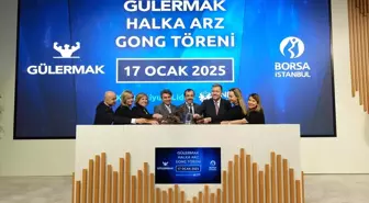 Gülermak Borsa İstanbul'da Halka Arz Töreniyle İşlem Görmeye Başladı