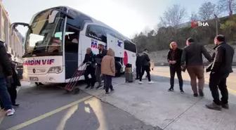 Büyük İstanbul Otogarı'nda Yarıyıl Tatili Yoğunluğu