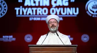 Diyanet İşleri Başkanı Erbaş, 'Hayata Köprü Sanat Projesi'ni İzledi