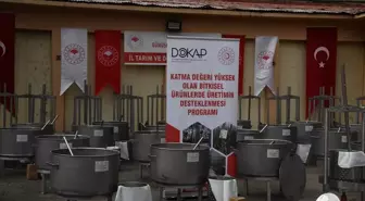 Gümüşhane'de Geleneksel Dut Pekmezi Üretimine Ekipman Desteği