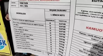 Eğitim-Sen Mersin Şubesi'nden Bakan Tekin'e 'Karne'