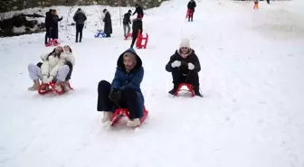 Ilgaz Dağı'nda yarıyıl tatili coşkusu