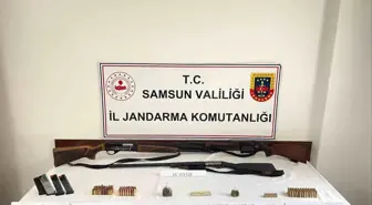 Samsun'da Jandarma Operasyonu: Uyuşturucu ve Silah Ele Geçirildi