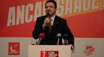 Saadet Partisi Genel Başkanı Mahmut Arıkan Zonguldak'ta Kongre Düzenledi