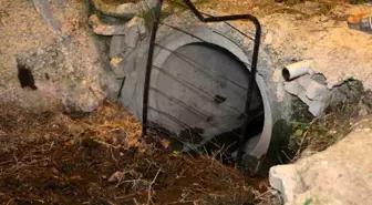 Hatay'da Buzağı Kanalizasyon Borusuna Sıkıştı, İtfaiye Ekipleri Kurtardı