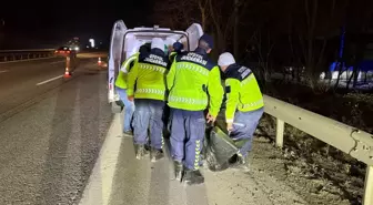 Otoyolda kan donduran olay: Parçalanmış cesedi bulundu