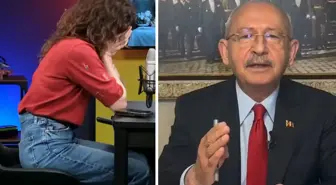 Canlı yayına damga vuran Kılıçdaroğlu sorusu! Ünlü oyuncunun tepkisi olay yarattı