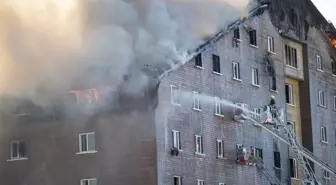 Bolu Kartalkaya Kayak Merkezi'nde Yangın Çıktı