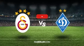 Galatasaray Dinamo Kiev maçı kaç kaç, bitti mi? MAÇ SONUCU! Galatasaray Dinamo Kiev golleri kim attı, canlı maç anlatımı!