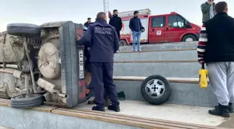 Malatya'da Kontrolden Çıkan Otomobil Devrildi