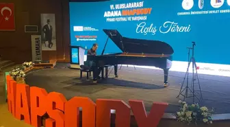 6. Uluslararası Adana Rhapsody Piyano Festivali Başladı