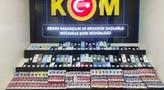 Adana'da Tırda 100 Kaçak Cep Telefonu ve 300 Elektronik Sigara Ele Geçirildi