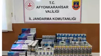 Afyonkarahisar'da Kaçak Sigara ve Elektronik Sigara Operasyonu