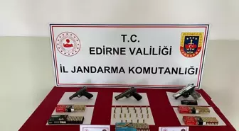 Havsa'da Ruhsatsız Silahlarla Yakalanan Şüpheli Gözaltına Alındı