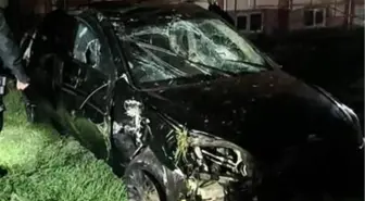 Tekirdağ'da Takla Atan Otomobilde 1 Yaralı